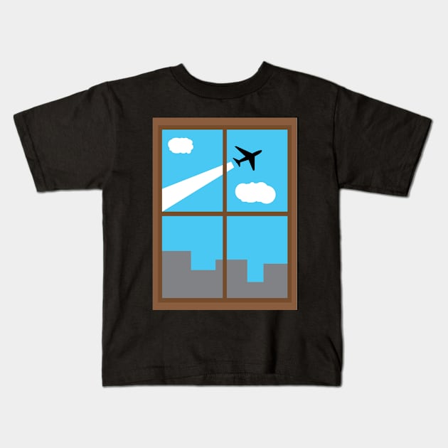 City Sight Kids T-Shirt by NightArk